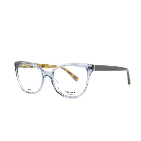 NEW KATE SPADE LUCINDA GREY TRANSPARENT AUTHENTIC EYEGLASSES FRAME - Picture 1 of 10